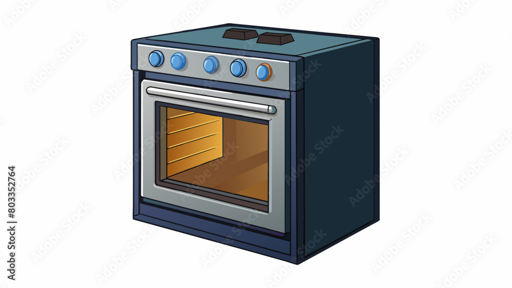 Poster the oven was built into a kitchen cabinet and had a slim sleek design. it was completely black and h