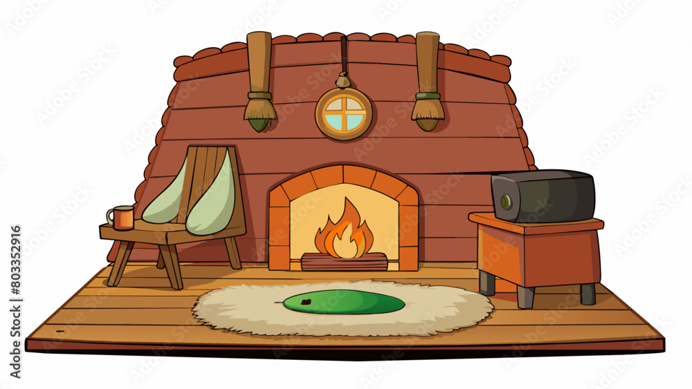 Poster the soft flickering candlelight and cozy fireplace in the rustic cabin suggest a quiet and intimate 