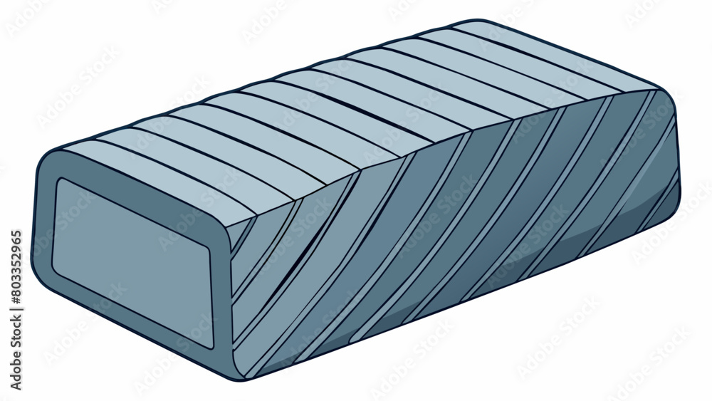 Aufkleber The surface of a milled object is smooth and has visible ridges running parallel to each other created by the ting action of the milling machine.. Cartoon Vector