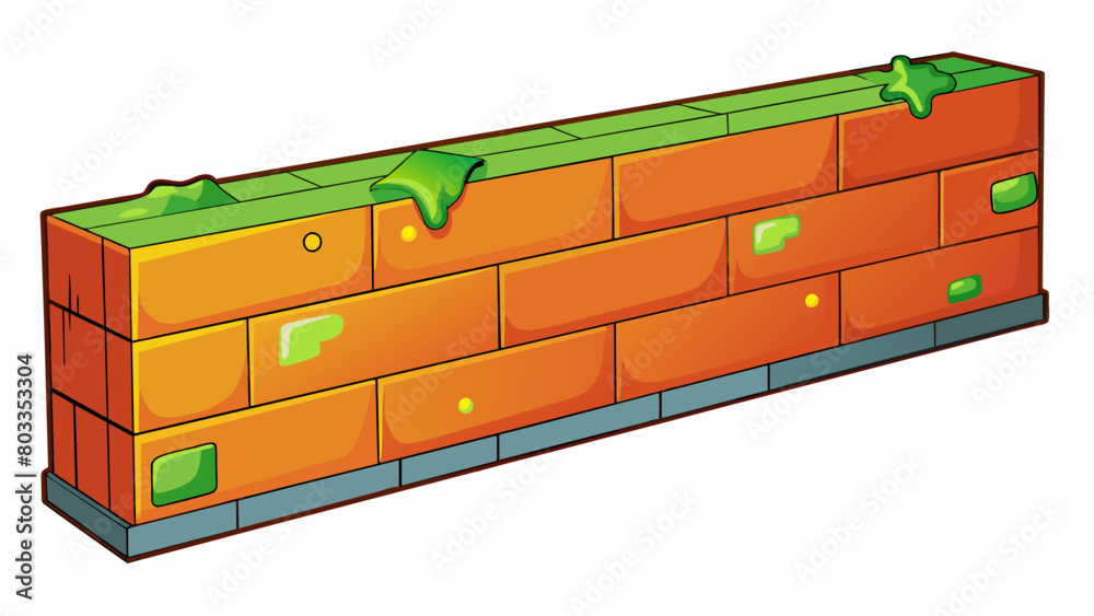 Poster When applying a coat of paint to a wall sealing is necessary to protect the surface and make it more durable. This is done by sealing the paint with a. Cartoon Vector