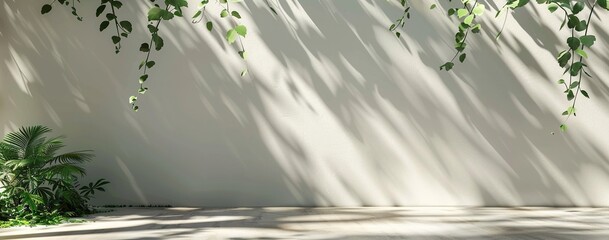 branch shadow on the wall