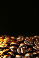 Fototapeta premium Close up of coffee beans