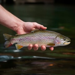 fish in hand