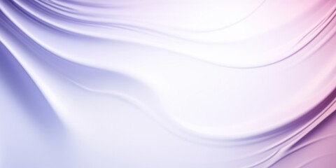 Abstract banner with smooth flowing blue, purple and white curves, make sense of calm and tranquility evoke calm atmosphere of relaxation and meditation, ideal for relaxation-focused digital content
