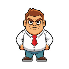 Angry boss