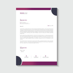 Business letterhead design template