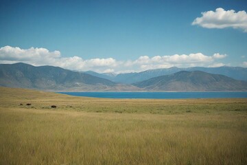 Obraz premium landscape with lake