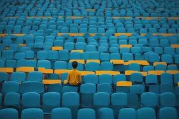 Fototapeta premium rows of seats
