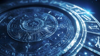 Horoscope signs based on zodiac astrology for personality traits and predictions . Concept Aries, Taurus, Gemini, Cancer, Leo