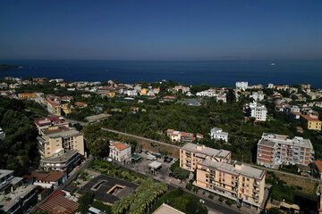 Obraz premium aerial view of Positano on the Amalfi Coast, Italy