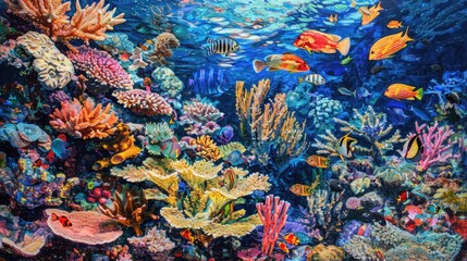 Colorful Underwater Scene
