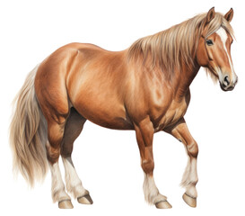 Obraz premium PNG Horse stallion mammal animal.