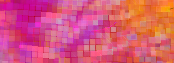 Fototapeta premium Abstract Fractal Cube Patterns: Modern Backgrounds for Web Design, Flyers, and Art