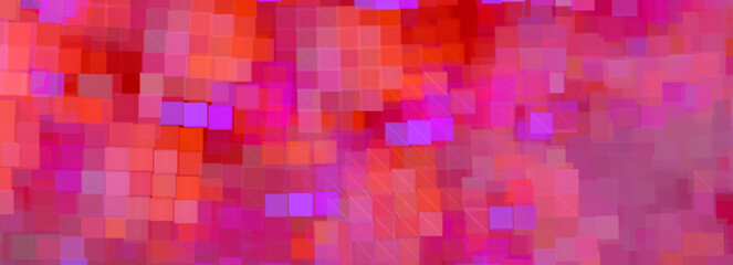 Vibrant Geometric Abstraction: Red Fractal Patterns for Web Design and Art