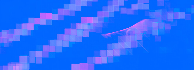 Fototapeta premium Violet Visions: Abstract Fractal Patterns for Web Design and Artistry