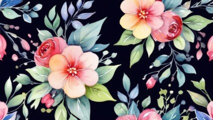 Abstract Watercolor Elegant Mosaic Suitable for Invitation Background