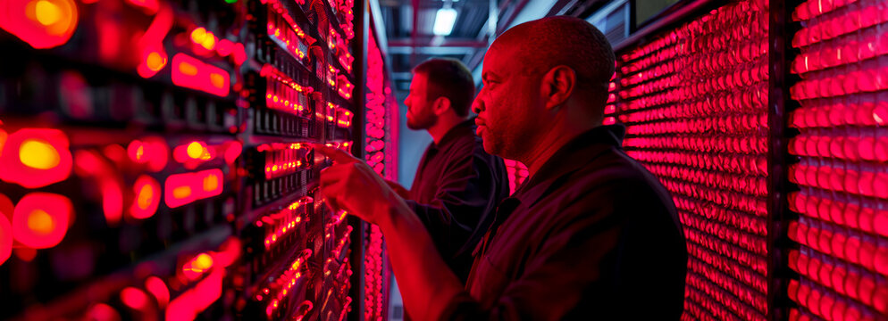 Tech-savvy duo orchestrates operations of a cloud-based server