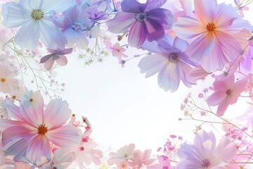 Flowers Floating in the Air