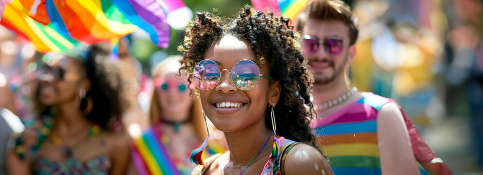Vibrant Youth Advocates Unite for LGBTQ+ Equality at Pride Month Parade