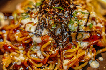 Spam & Shiso Yakisoba with Perfectly Set Sous Vide Egg