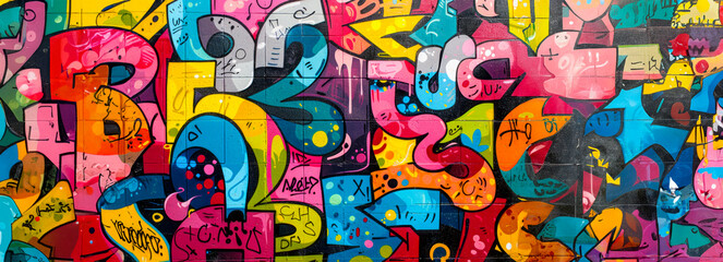 Urban Graffiti Fusion: Immersing in the Dynamic Energy and Creativity of Street Culture and Contemporary Art Movements