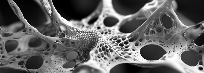 Botanical Symphony: A 3D Journey Through the Intricate World of Plant Structures and Connections