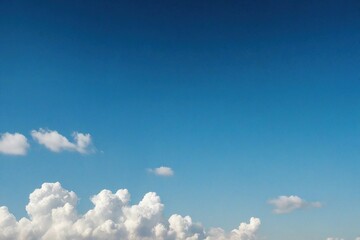 blue sky with clouds