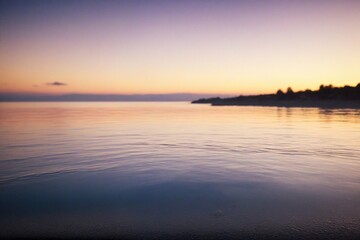 Fototapeta premium sunset on the lake