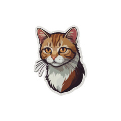 Cat vector breeds cute pet animal set illustration. Different type of vector cats