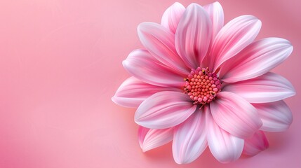 On background, a flower in bloom, spectacularly beautiful. A colorful greeting, it's an awesome natural decoration.