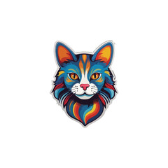 Cat vector breeds cute pet animal set illustration. Different type of vector cats