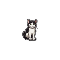 Cat vector breeds cute pet animal set illustration. Different type of vector cats
