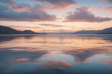 sunset in the sea