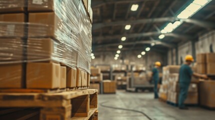Pallets in logistics conditions stacks of pallets in various states of use