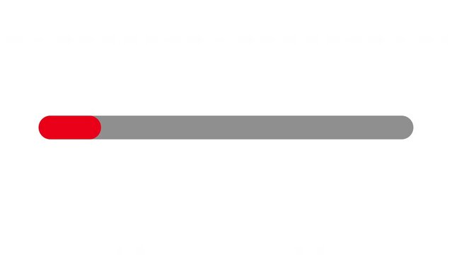 Loading bar. Red download progress loader, buffer status user interface elements. Upload, download and send speed indicators, upload screen vector icons. Computer system update, connection