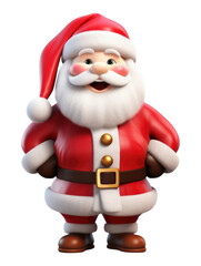 PNG Santa claus figurine cartoon toy.