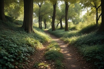 Obraz premium path in the forest