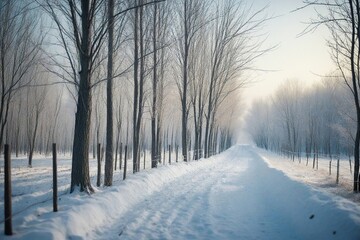 Fototapeta premium sunrise in the forest