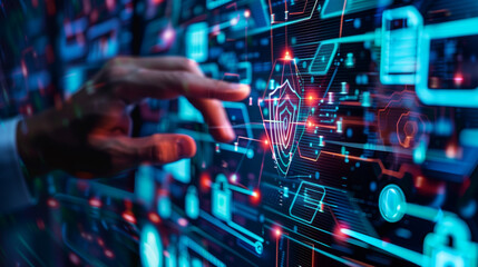 A Information Technology Picture: Digitalization, Cybersecurity, Cloud Computing, Web Service, SAAS