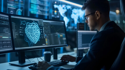 A Information Technology Picture: Digitalization, Cybersecurity, Cloud Computing, Web Service, SAAS