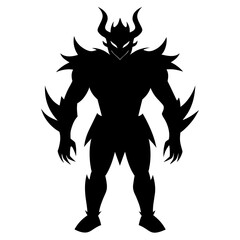 Modon Tak silhouette on white background 