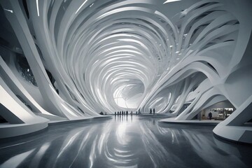 abstract 3d tunnel
