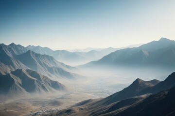 sunrise in the mountains