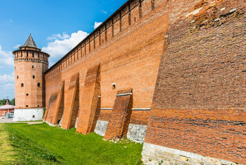 Kolomna Kremlin, a very large fortress in Kolomna, Russia 