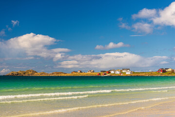 landscape inside the Lofoten Islands, Norway