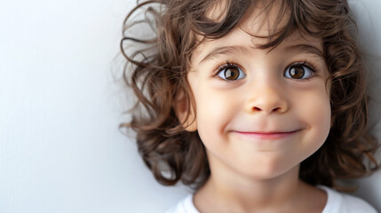 Naklejka premium Child Displaying Love
