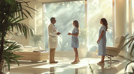 Tranquil Doctor-Patient Interaction in a Comforting Environment