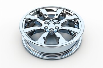 car wheel on white