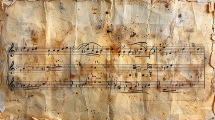 Sheet Music With Notes