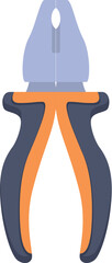 Pliers tool icon cartoon vector. Steel instrument. Worker fixing handle tool